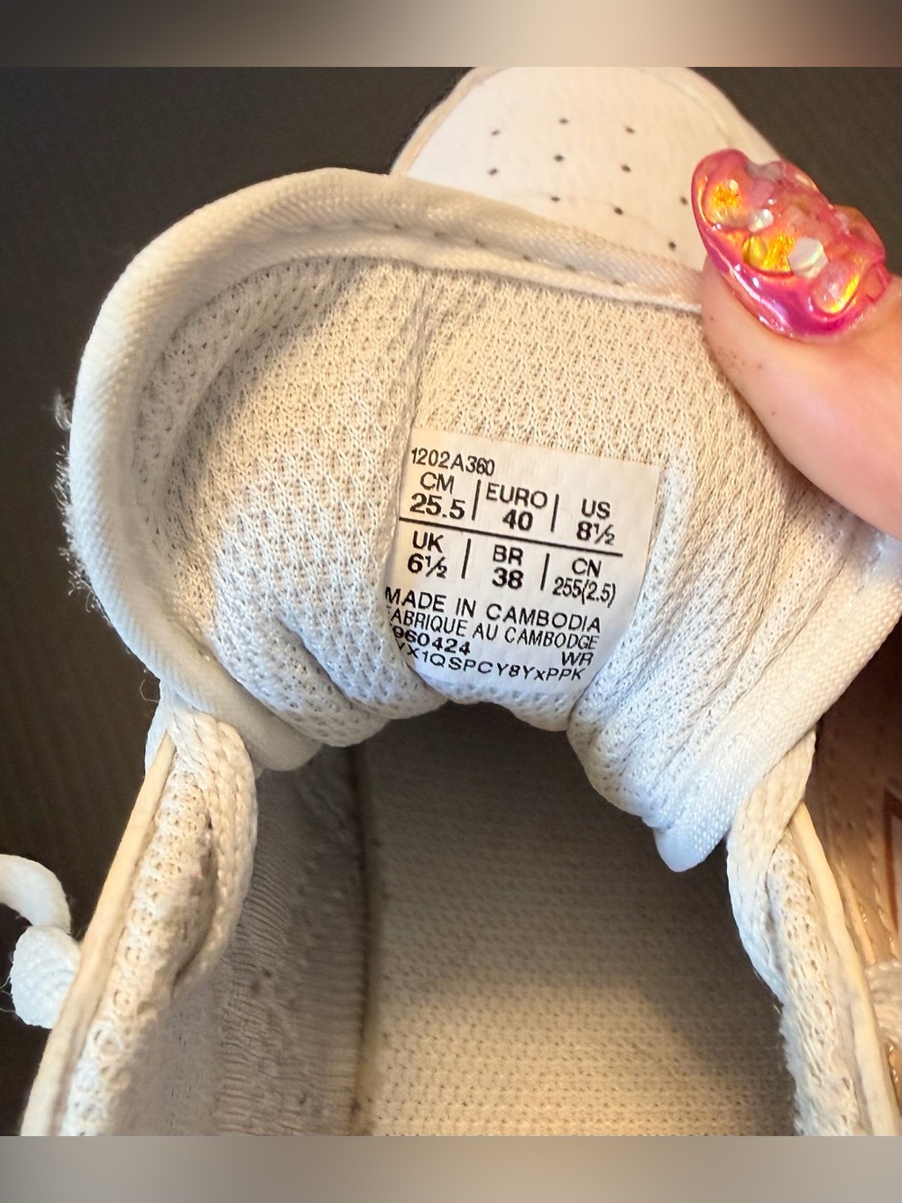 Asics Off-White & Beige Platform Sneakers - Picture 6 of 8